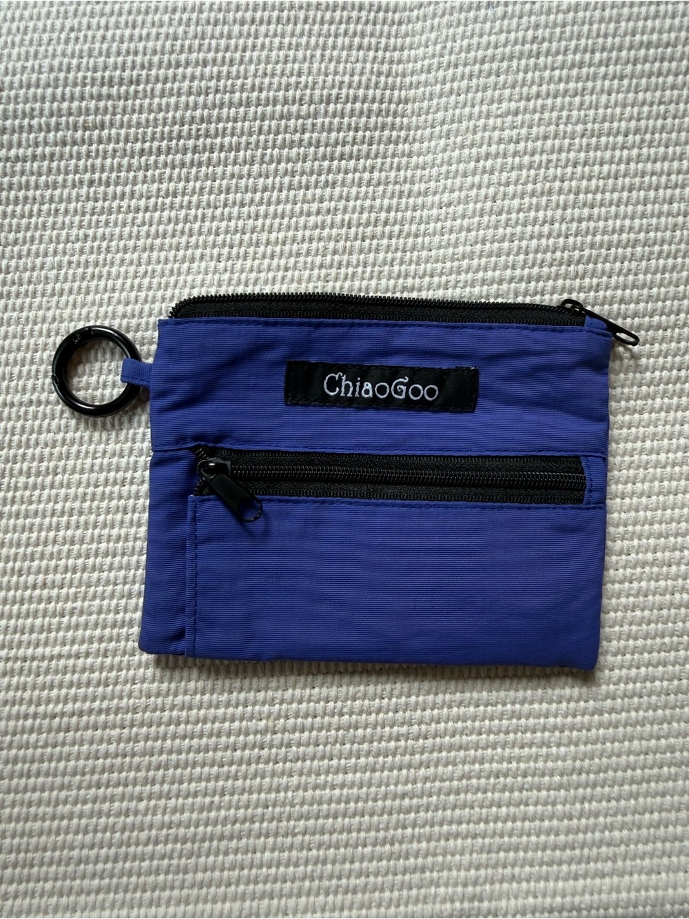 ChiaoGoo Blue Nylon Accessory Pouch